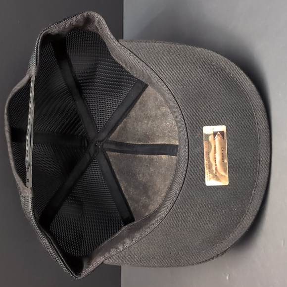 Trojan Special Commodities Mens Black/Gold Mesh Snapback Trucker Hat. - Picture 7 of 9